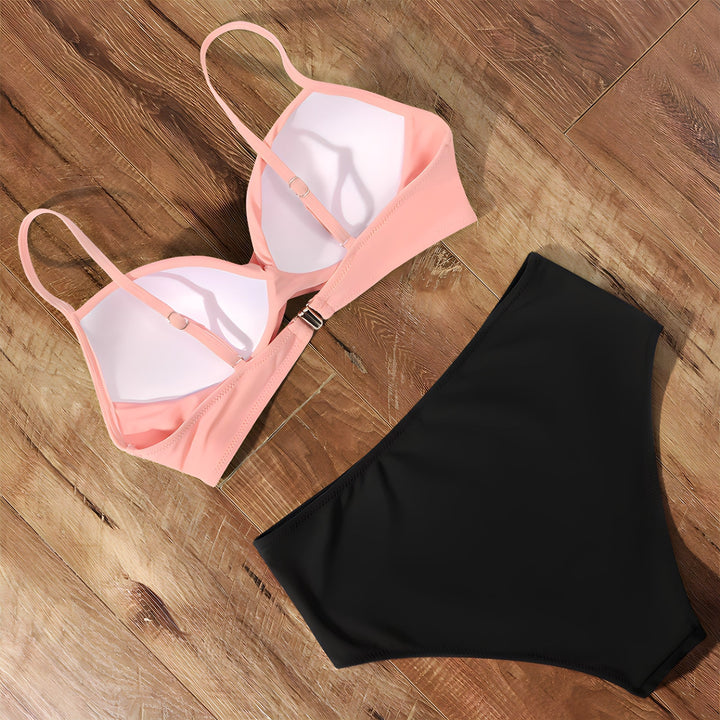 Elegantes Damen Bikini Set mit hoher Taille