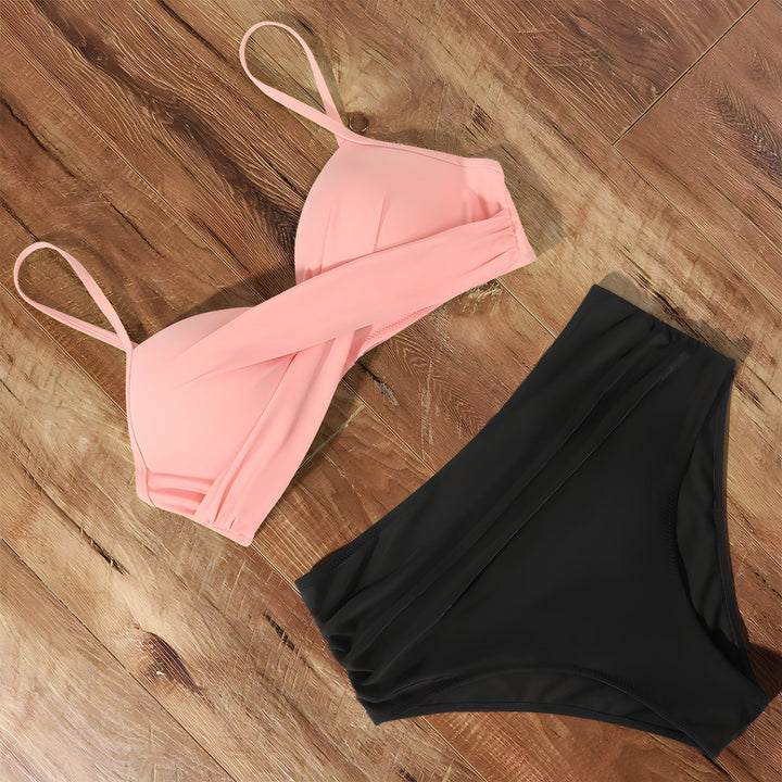 Elegantes Damen Bikini Set mit hoher Taille