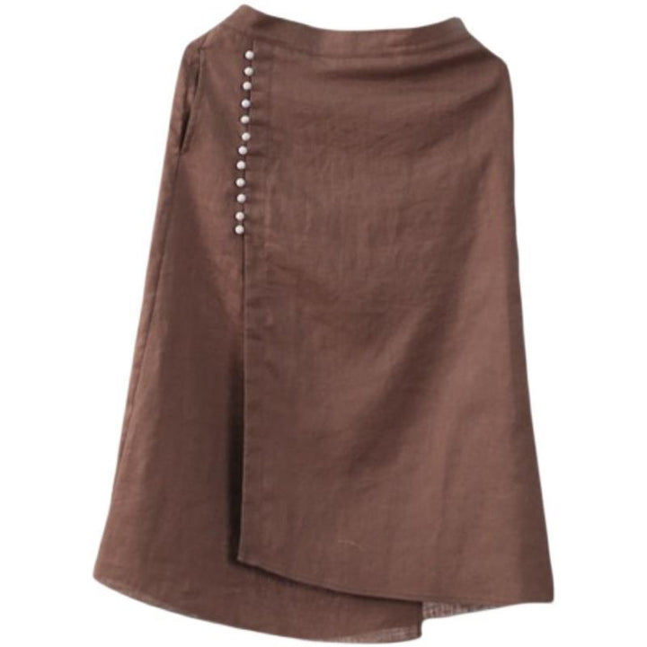 Manda - Eleganter asymmetrischer A-Linien-Rock für Damen