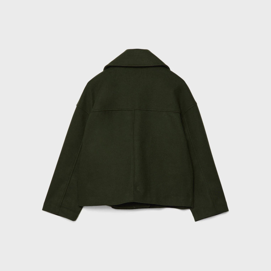 Damen kurze Double-Breasted Jacke