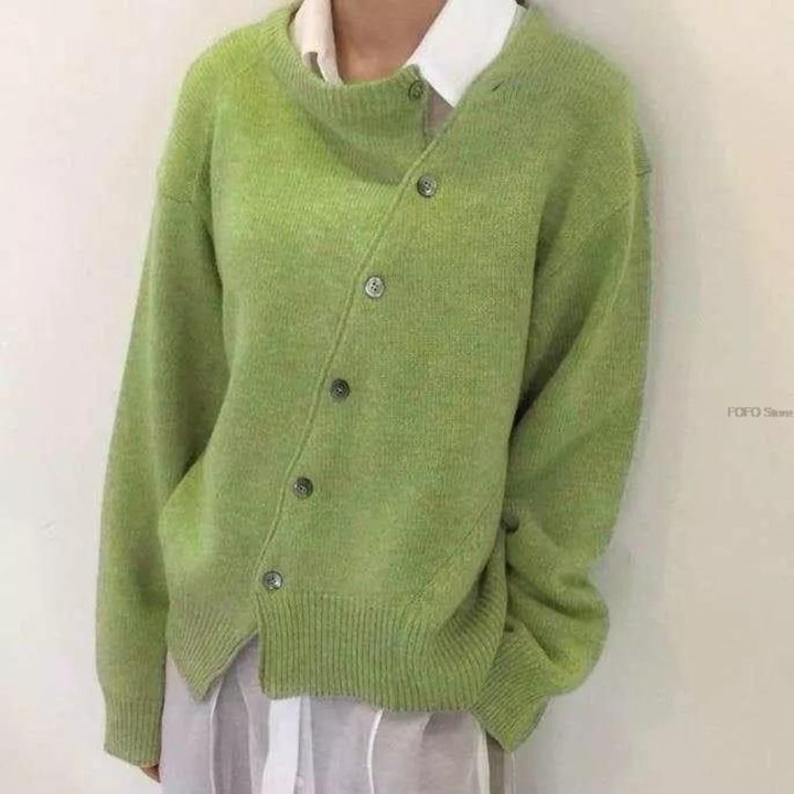 Emilia | Damen Winter Pullover Mit Knöpfen