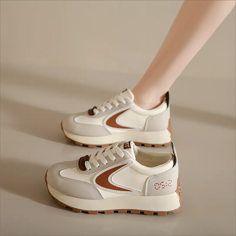 Damen-Sneaker mit dicker Sohle und Keilabsatz | Plateau-Sneaker