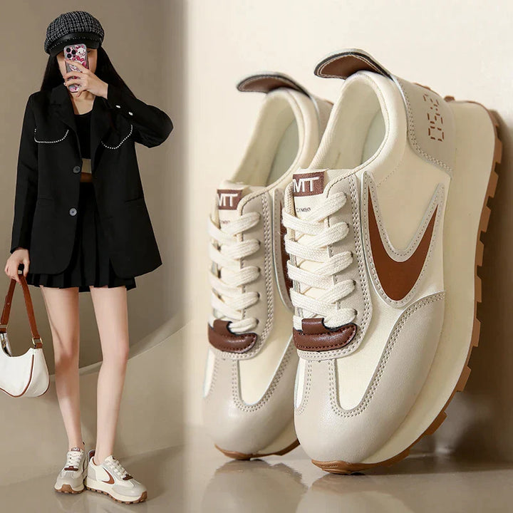 Damen-Sneaker mit dicker Sohle und Keilabsatz | Plateau-Sneaker