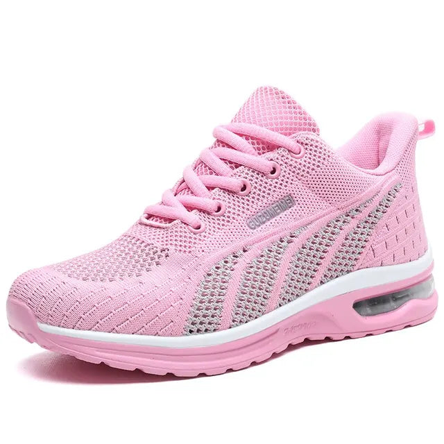 Atmungsaktive Laufschuhe für Damen aus Mesh | Luftpolster