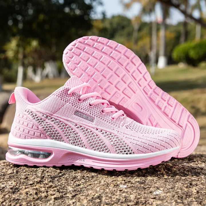 Atmungsaktive Laufschuhe für Damen aus Mesh | Luftpolster