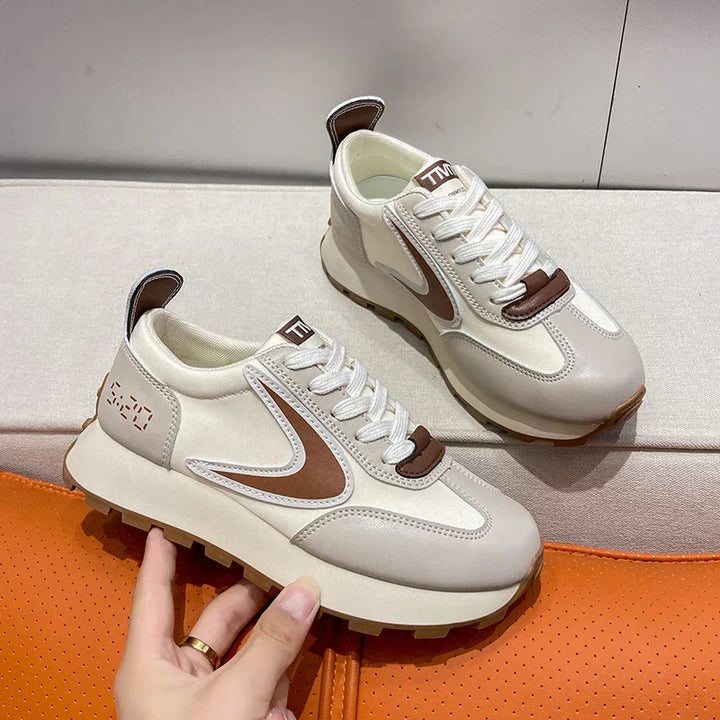 Damen-Sneaker mit dicker Sohle und Keilabsatz | Plateau-Sneaker