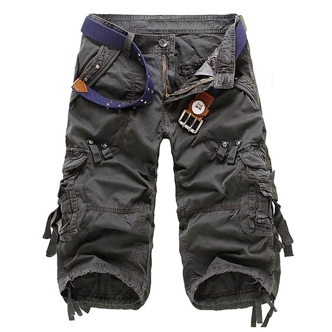 Heinrich | Herren Multi-Taschen Gürtel Cargo-Shorts