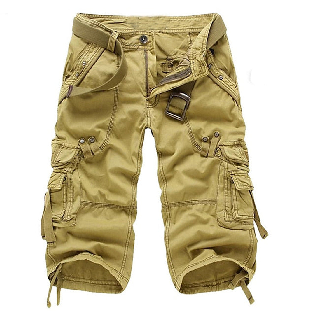 Heinrich | Herren Multi-Taschen Gürtel Cargo-Shorts