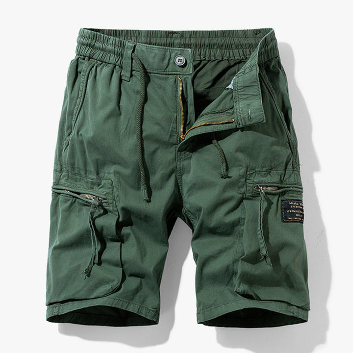 Jakob | Herren Kordelzug Multi-Taschen Cargo-Shorts