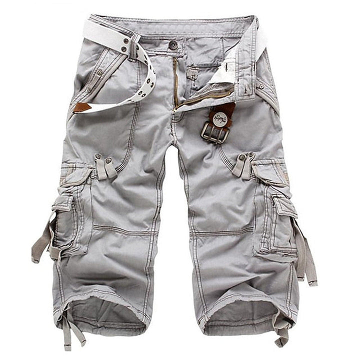 Heinrich | Herren Multi-Taschen Gürtel Cargo-Shorts