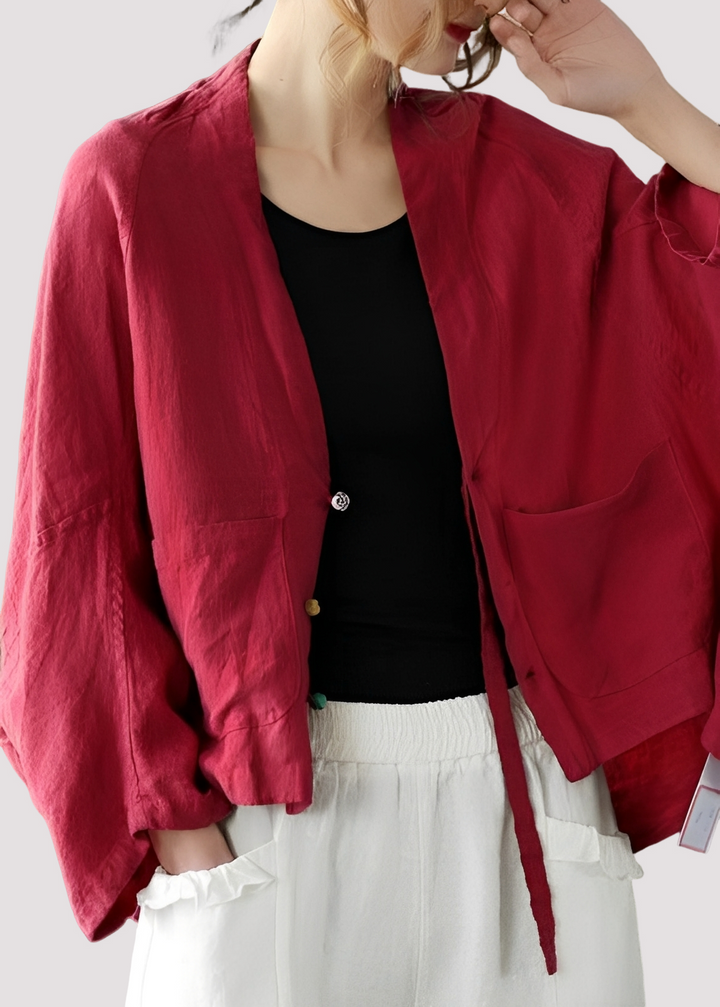 Tilly - Bequemer, locker geschnittener Cardigan mit Taschen für Damen