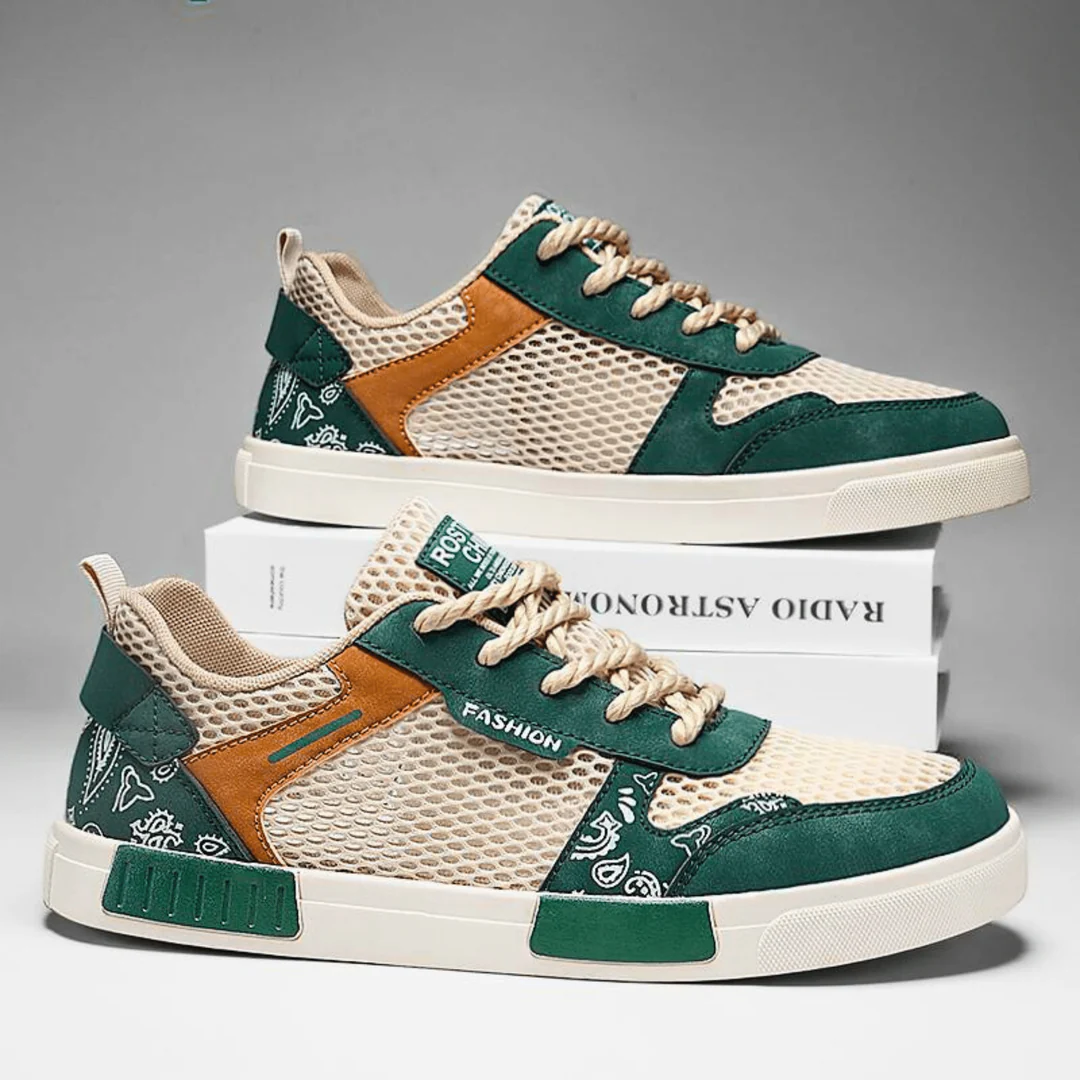 Air Sneaker mit Mesh und Schnürung