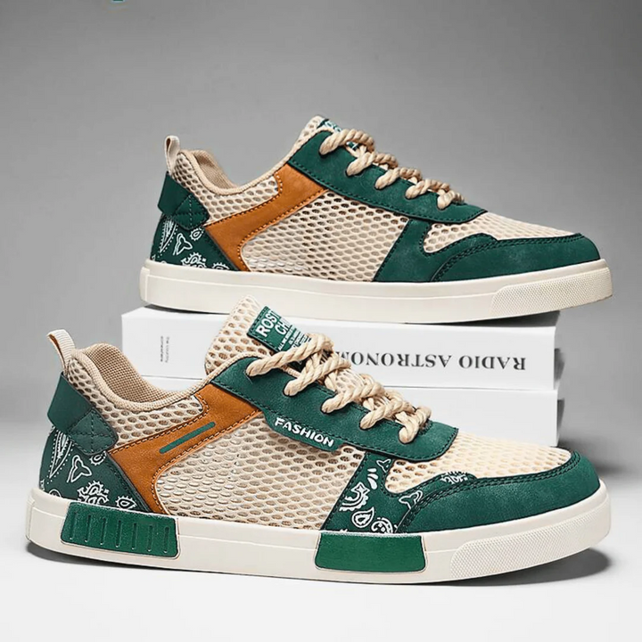 Air Sneaker mit Mesh und Schnürung