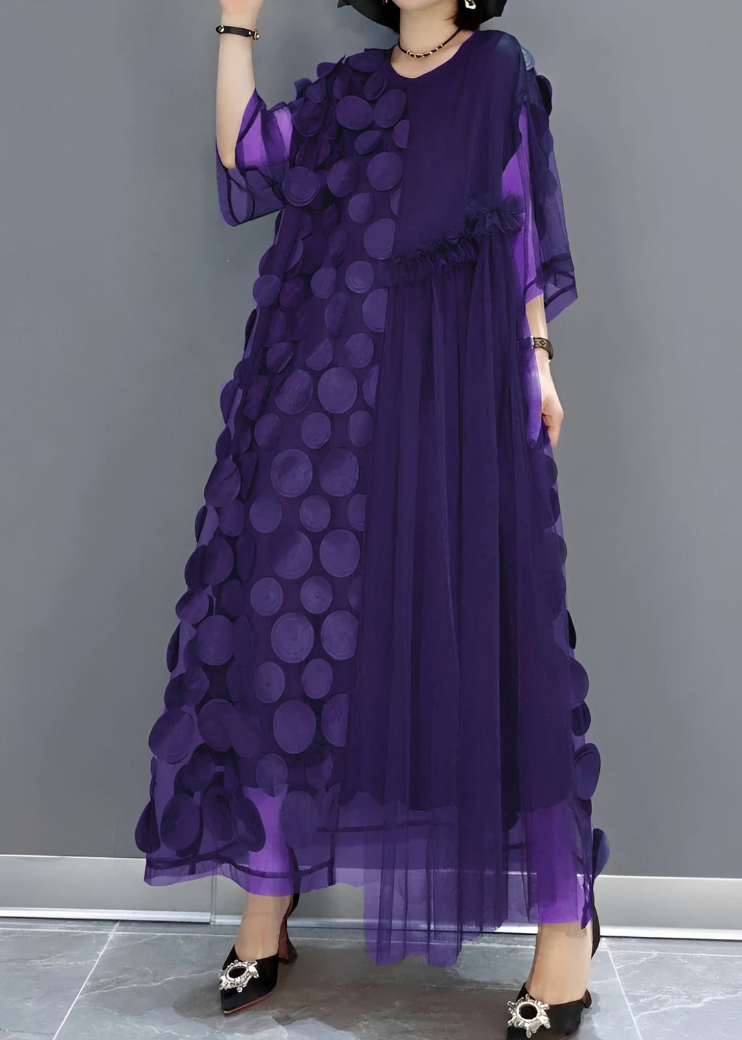 Hanna - Stilvolles asymmetrisches Kleid für Damen