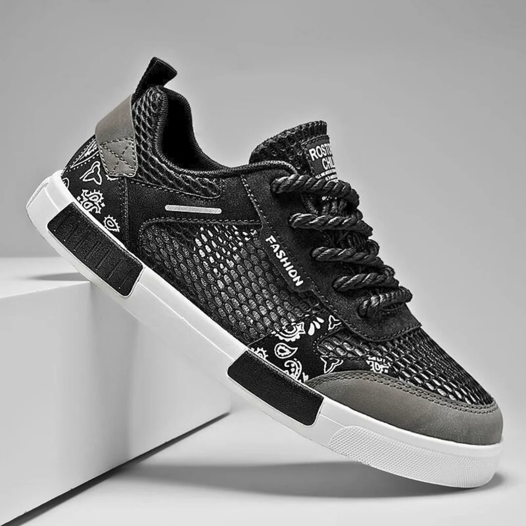 Air Sneaker mit Mesh und Schnürung