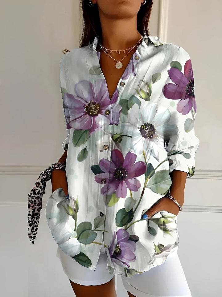 Chantelle - Modische Damenbluse mit Knopfleiste