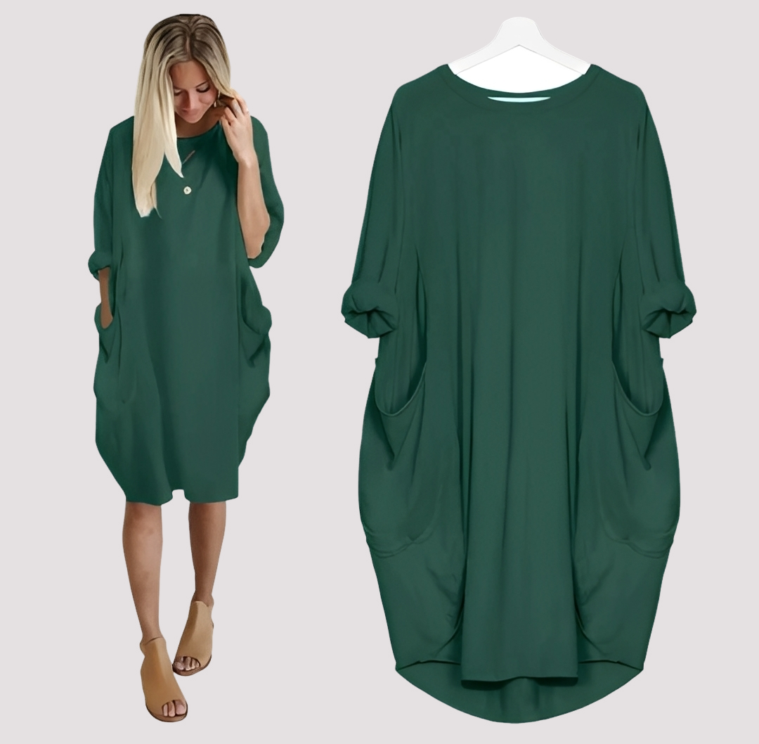 Kate - Bequemes, locker geschnittenes Damenkleid