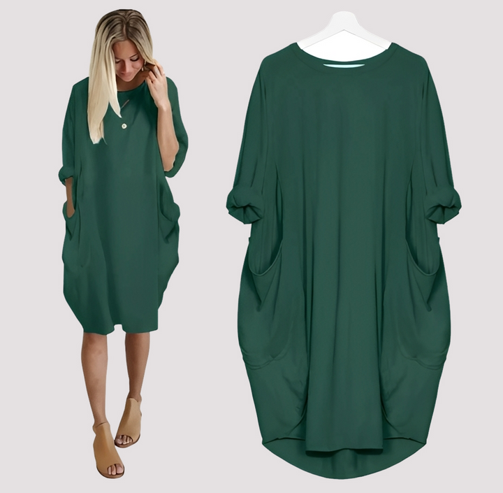 Kate - Bequemes, locker geschnittenes Damenkleid