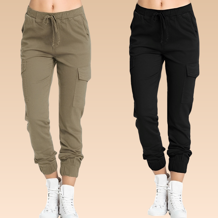 Zendi – Elegante und taillierte Cargo-Hose