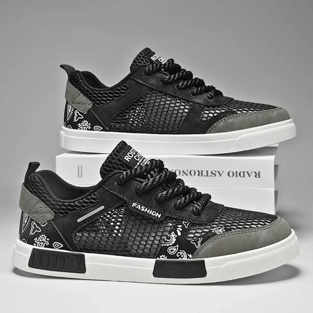 Air Sneaker mit Mesh und Schnürung