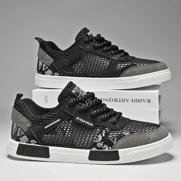 Air Sneaker mit Mesh und Schnürung
