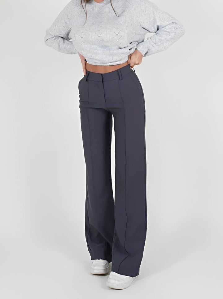 Nancy - Gerade geschnittene Bootcut-Hose für Damen