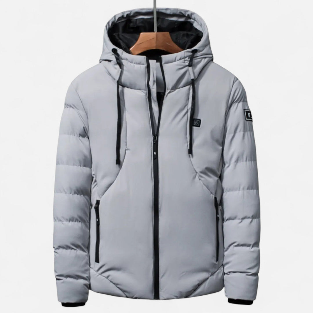 Jan | Herren Robuste Stepp-Winterjacke mit Kapuze