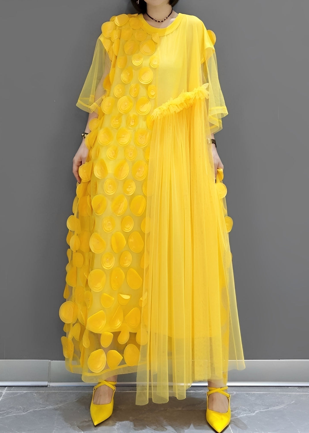 Hanna - Stilvolles asymmetrisches Kleid für Damen