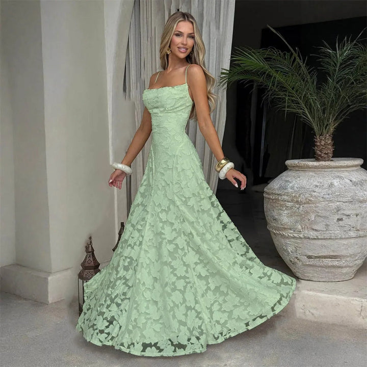 Annika – Elegantes A-Linien-Kleid mit Spaghettiträgern für Damen