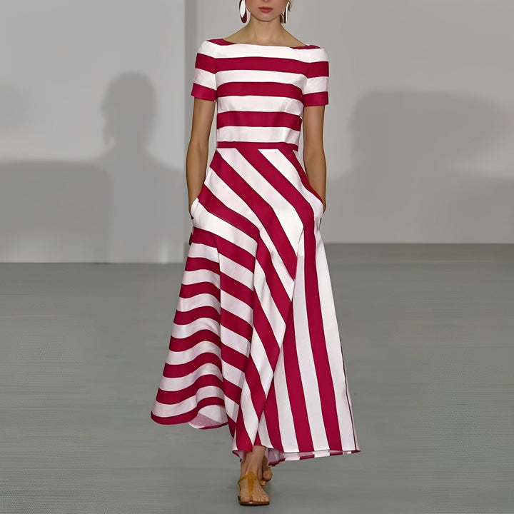 Charmaine – Schickes gestreiftes Kleid