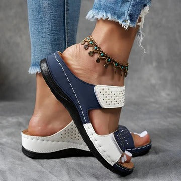 Orthopädische Sandalen Damen mit Klettverschluss