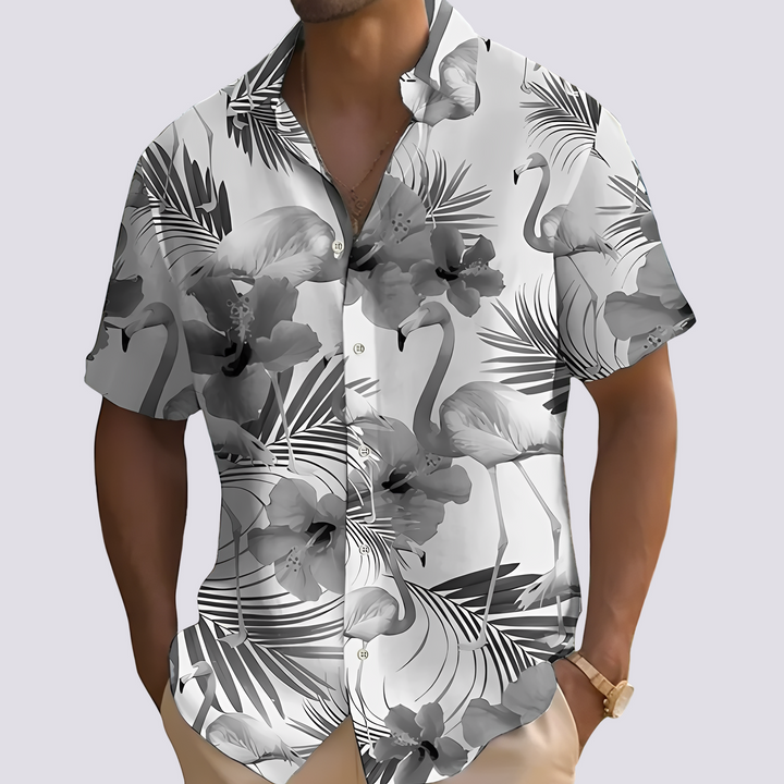 Philip - Chic Herrenhemd mit Hawaii-Design