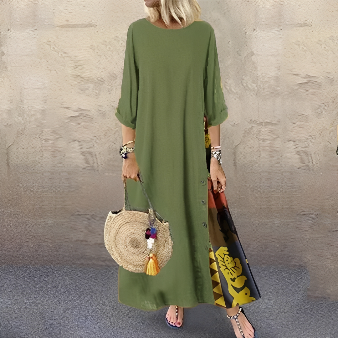 Abby - Klassisches Blumenkleid für Damen