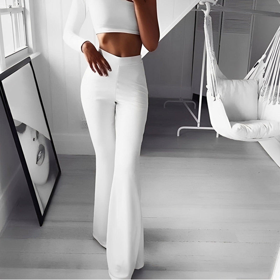 Jennifer - Komfortable, elastische Hose mit hoher Taille für Damen