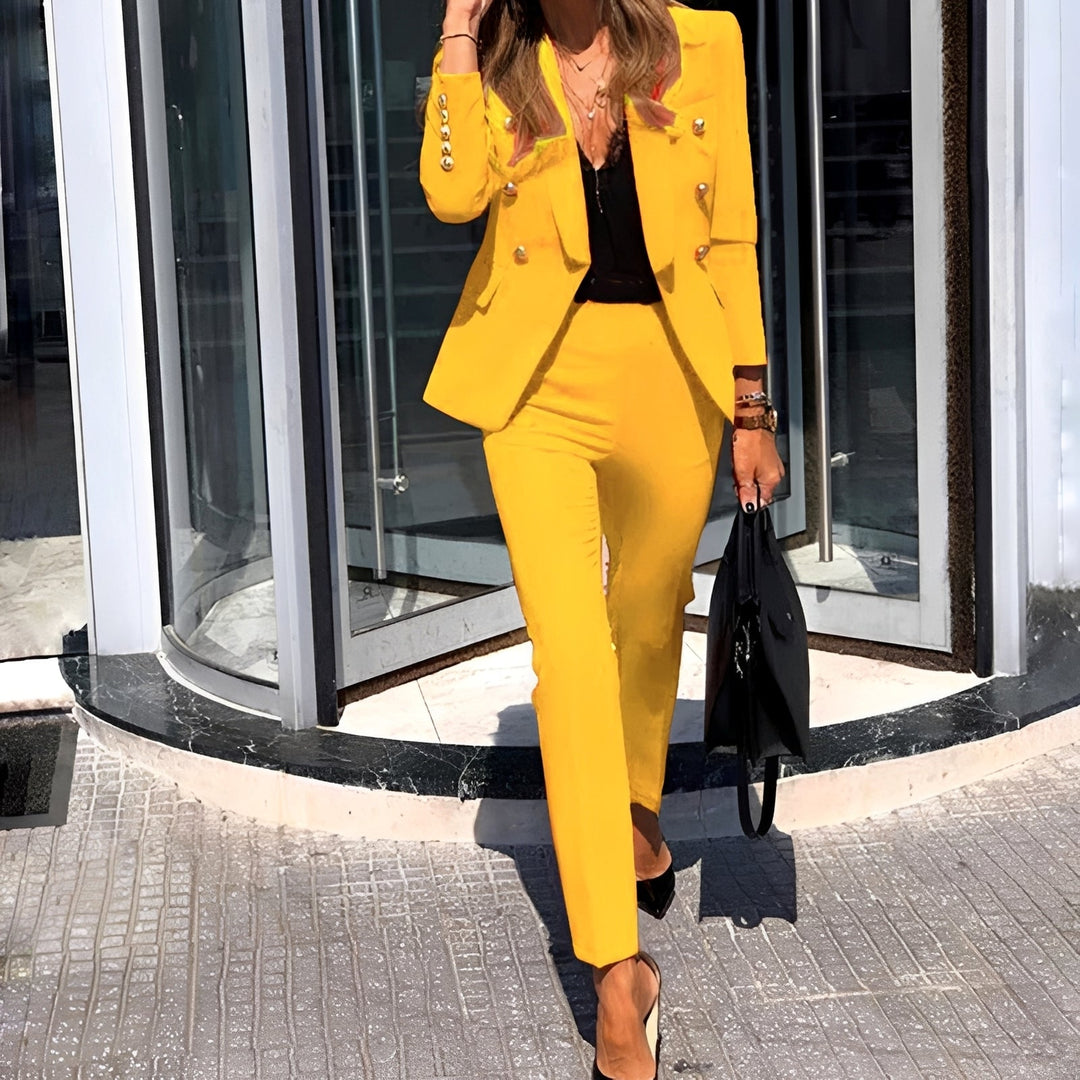 Erika - Modisches Blazer- und Hosen-Set für Damen