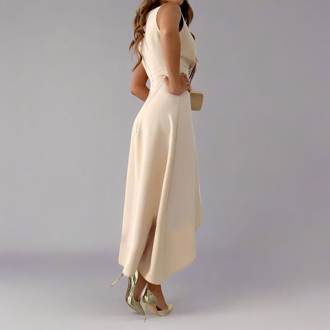 Tiphanie - Elegantes, ärmelloses Midikleid für Damen
