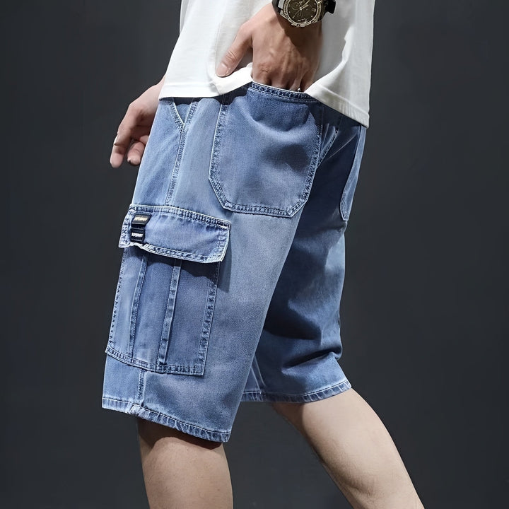 Kristian - Lässige Cargo-Jeansshorts für Herren