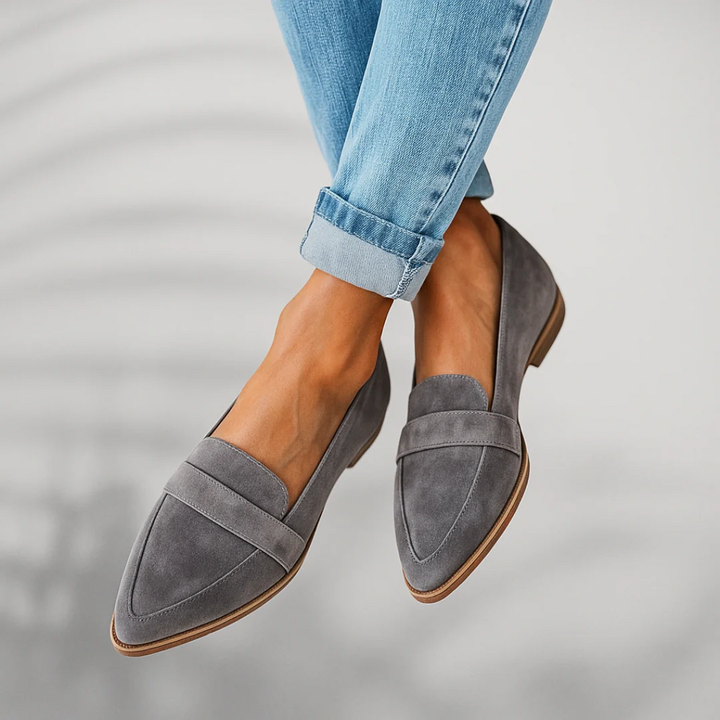 Yvonne – Women Suede Slip-On Shoes - Image 6