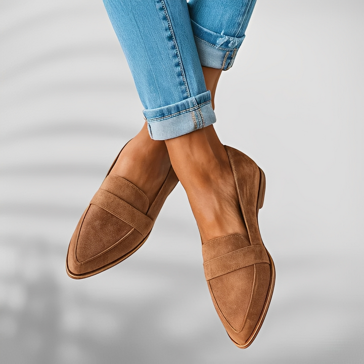 Théa - Damenschuhe mit spitzer Kappe für den Alltag