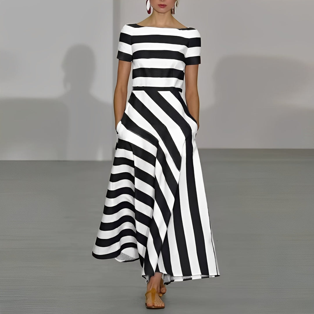 Charmaine – Schickes gestreiftes Kleid