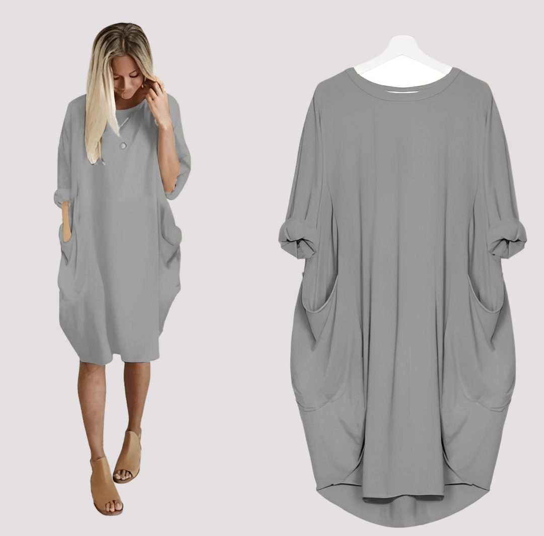 Kate - Bequemes, locker geschnittenes Damenkleid