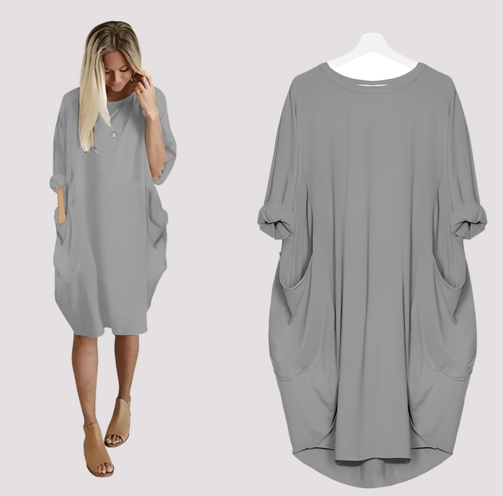 Kate - Bequemes, locker geschnittenes Damenkleid