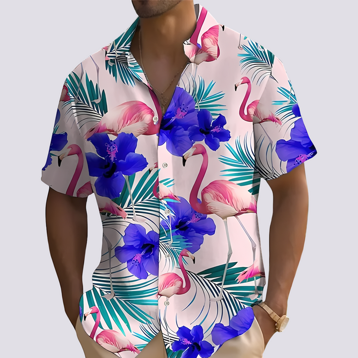 Philip - Chic Herrenhemd mit Hawaii-Design