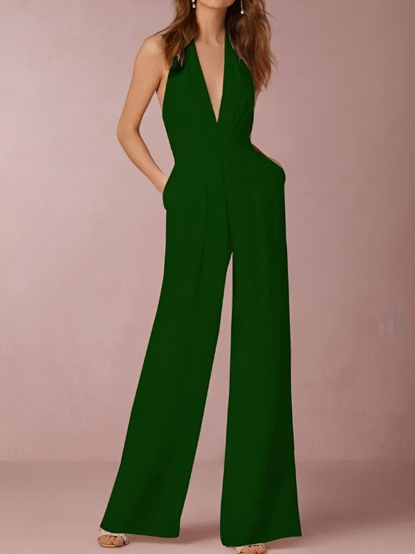 Katie - Eleganter Damen-Jumpsuit mit weitem Bein