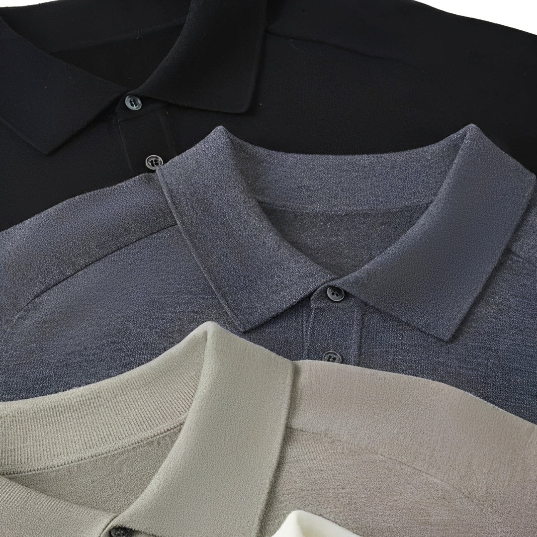 Anton - Lässiger Wollpullover mit Reverskragen für Herren