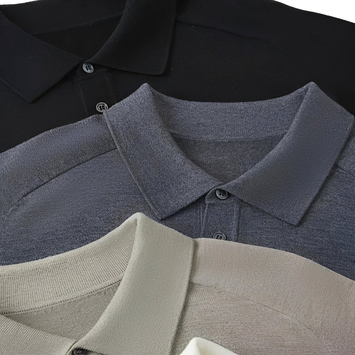 Anton - Lässiger Wollpullover mit Reverskragen für Herren