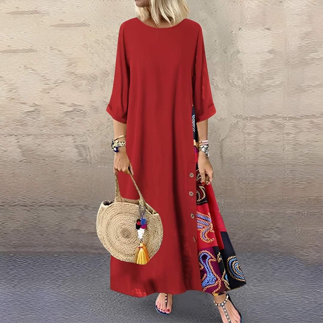 Abby - Klassisches Blumenkleid für Damen