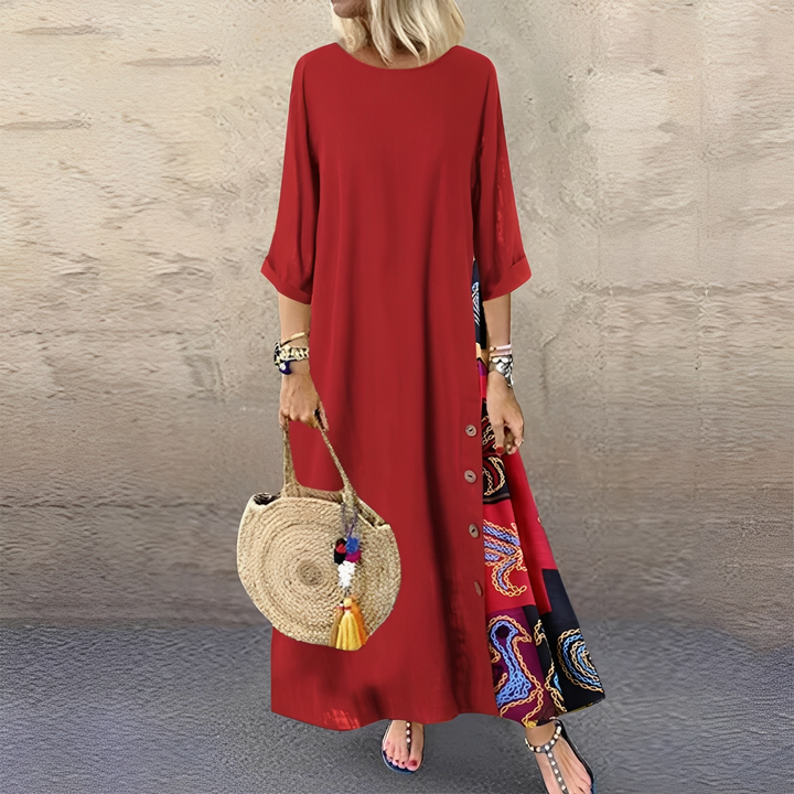 Abby - Klassisches Blumenkleid für Damen