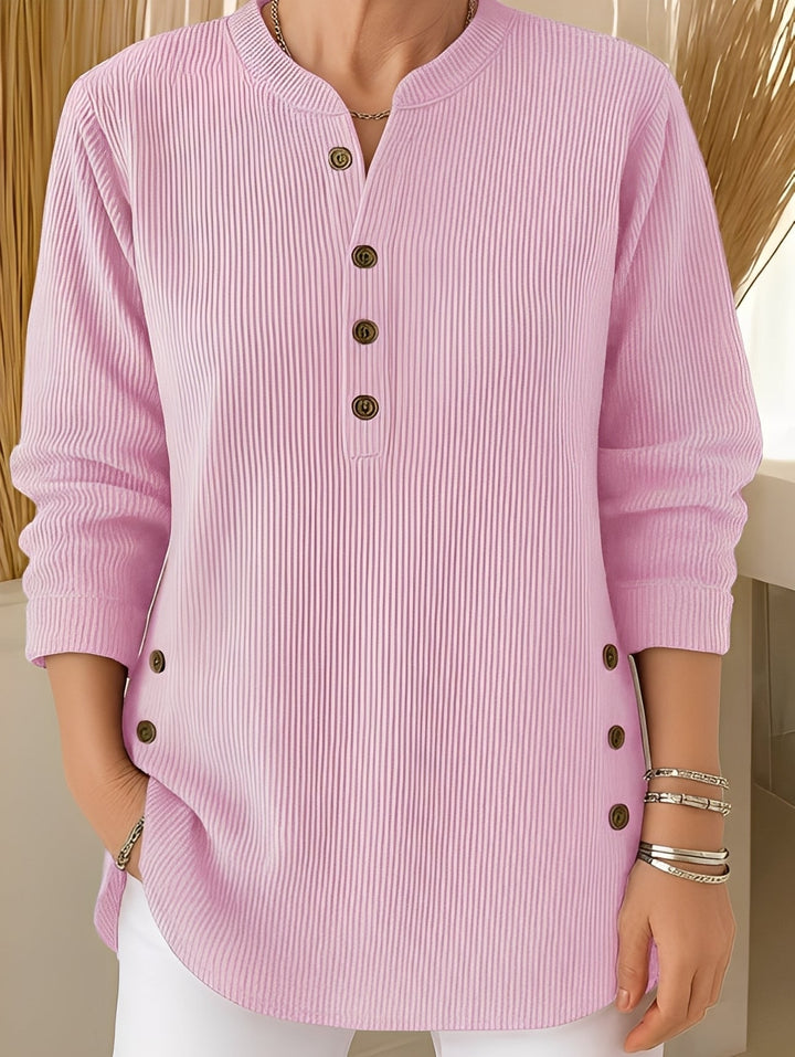 Jocelyn – Bequemer Damen-Pullover mit Knöpfen