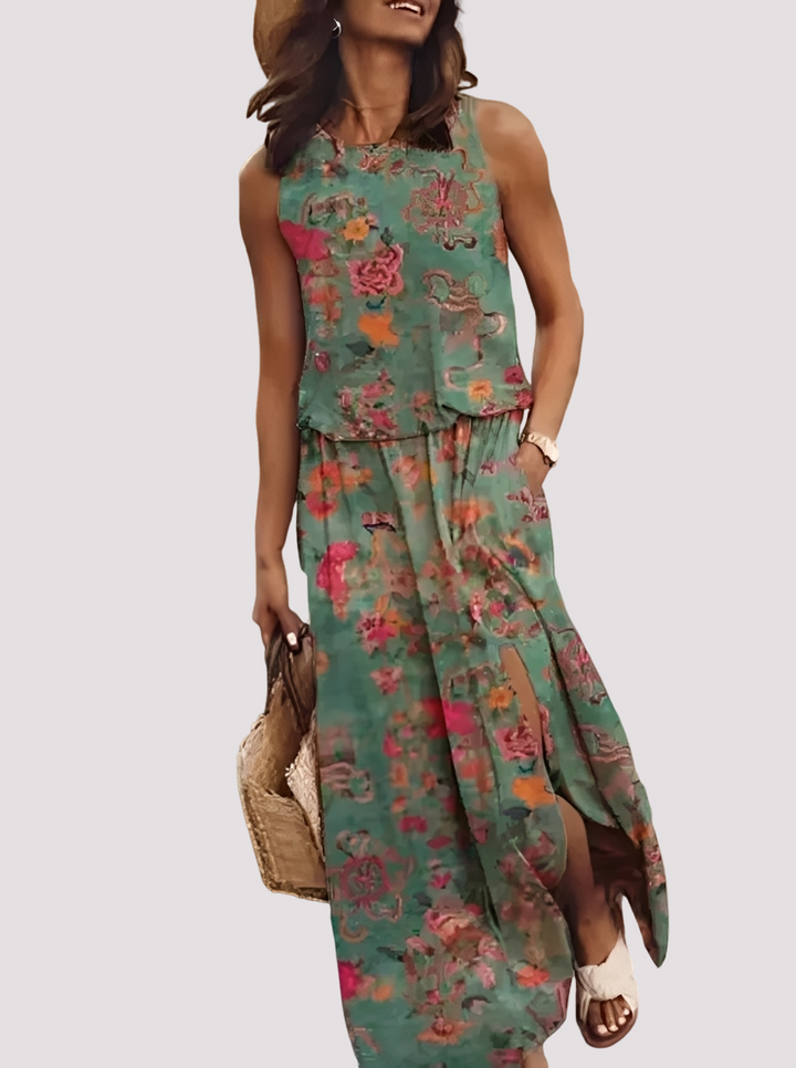 Halle - Schickes, ärmelloses Damen-Maxikleid